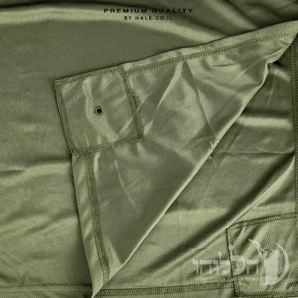 ציצית חולצה טקטית דרייפיט איכותית - DRY FIT - ירוק צבאי