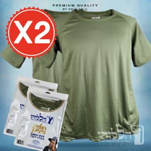 ציצית חולצה טקטית דרייפיט איכותית - DRY FIT - ירוק צבאי