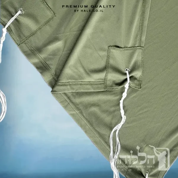 ציצית חולצה טקטית דרייפיט איכותית - DRY FIT - ירוק צבאי