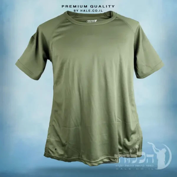 ציצית חולצה טקטית דרייפיט איכותית - DRY FIT - ירוק צבאי