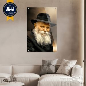 תמונת זכוכית הרבי מילובביץ’ דגם 3032