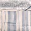 טלית מרוקאית 100% צמר תשבץ – פסים תכלת - 262