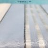 טלית מרוקאית 100% צמר תשבץ – פסים תכלת - 262