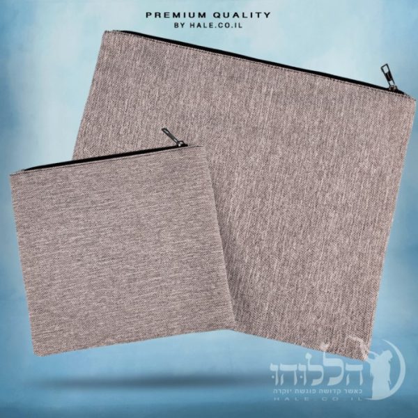 סט כיסוי לטלית תפילין ועטרה פשתן – דגם 233