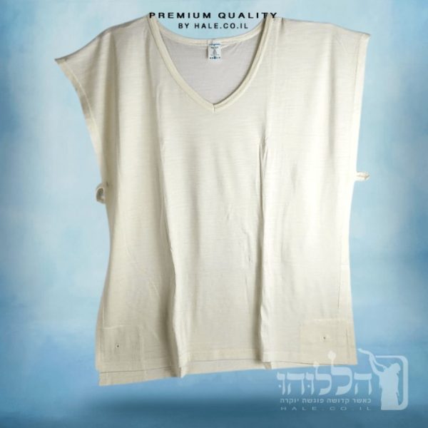 ציצית גופיה 100% צמר רחלים - לא קשורה - 526